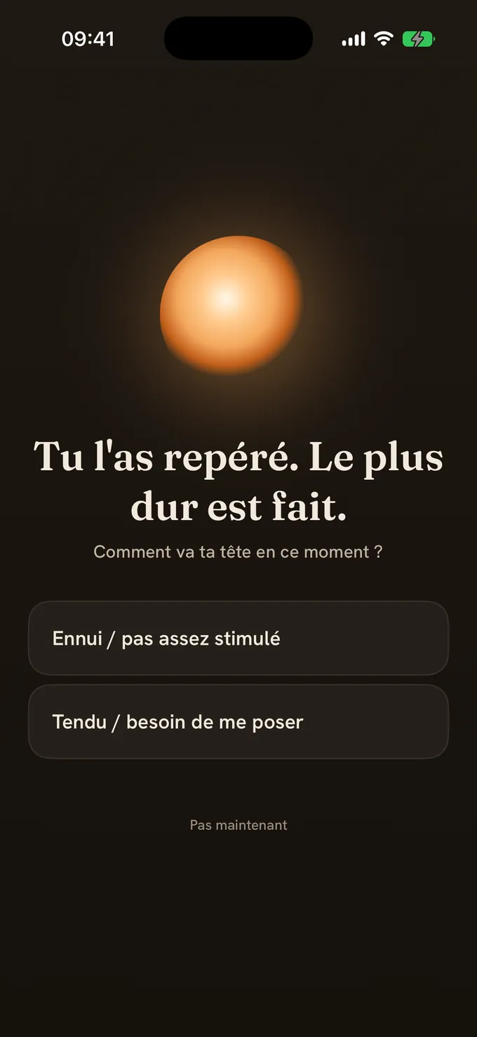 Le menu dopamine : choisis selon ce que ressent ton cerveau.